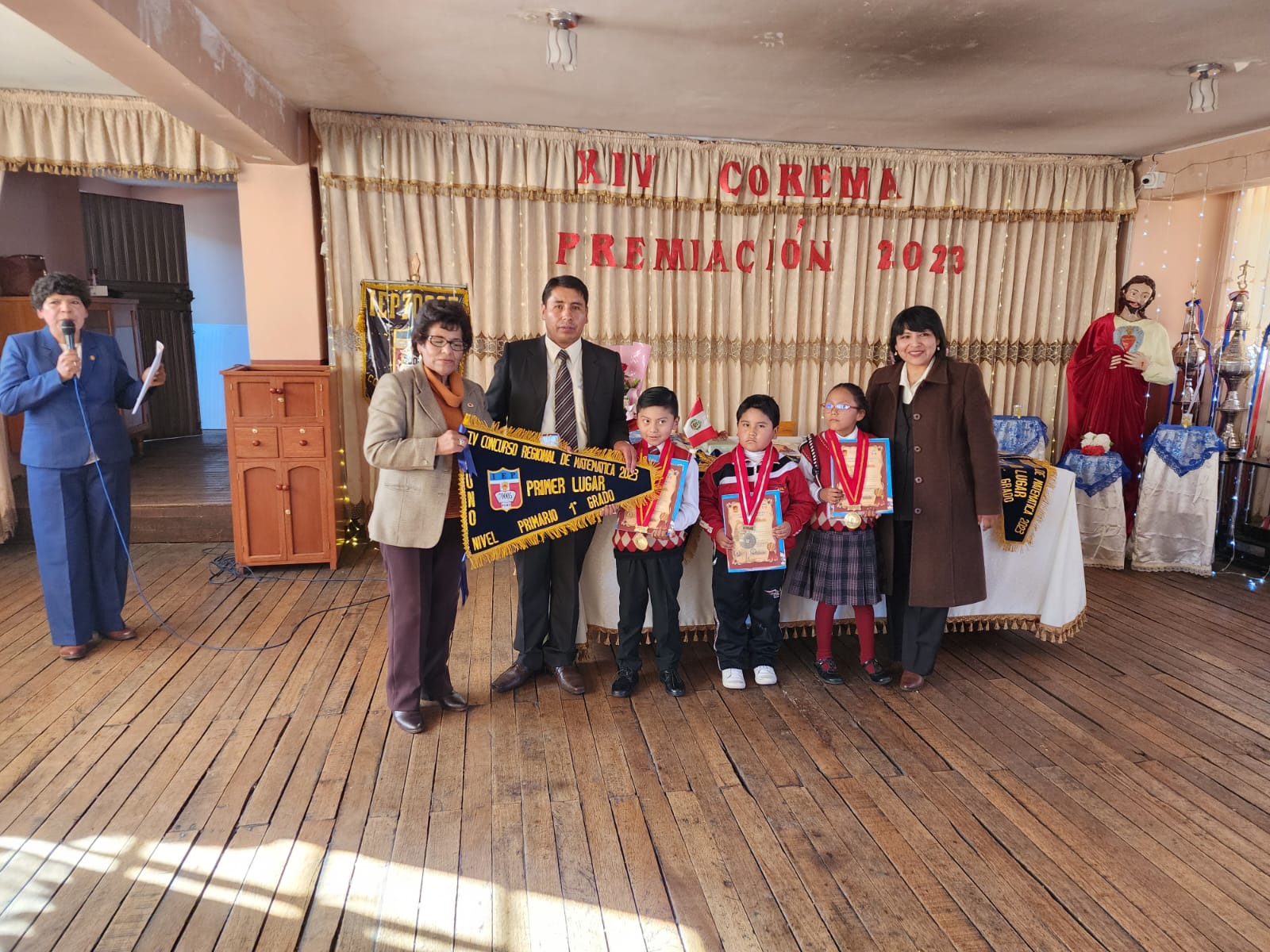 Premiación de concursos de la I.E.P. N.° 70005 Corazón de Jesús